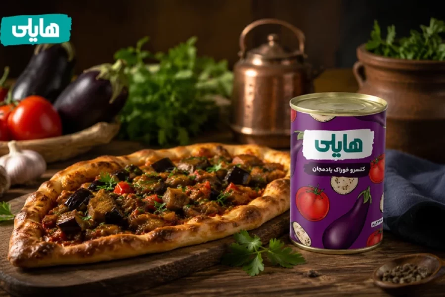 طرز تهیه پیده بادمجان خوشمزه با کنسرو بادمجان هایلی