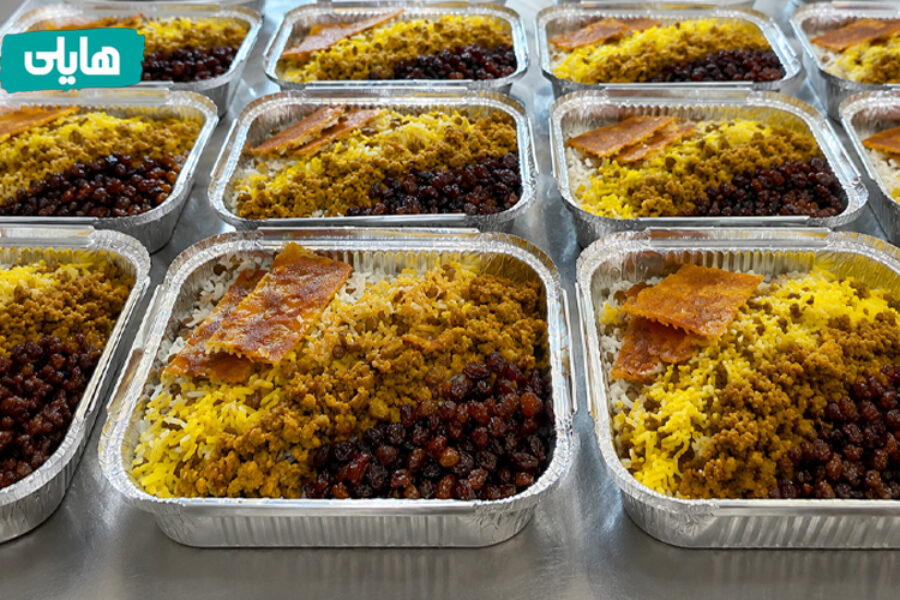 طرز تهیه عدس پلو نذری برای 300 نفر