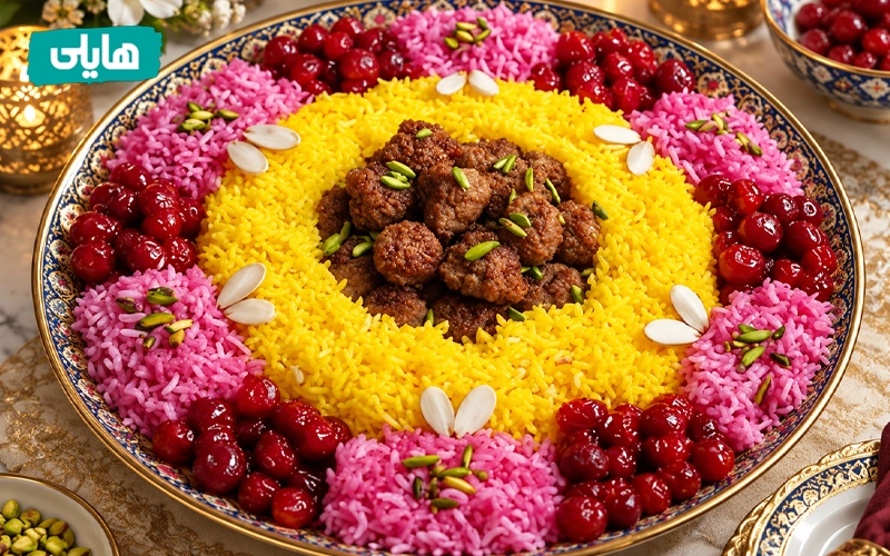 طرز تهیه آلبالو پلو؛ دستور اصیل، فوتوفنها, هایلی